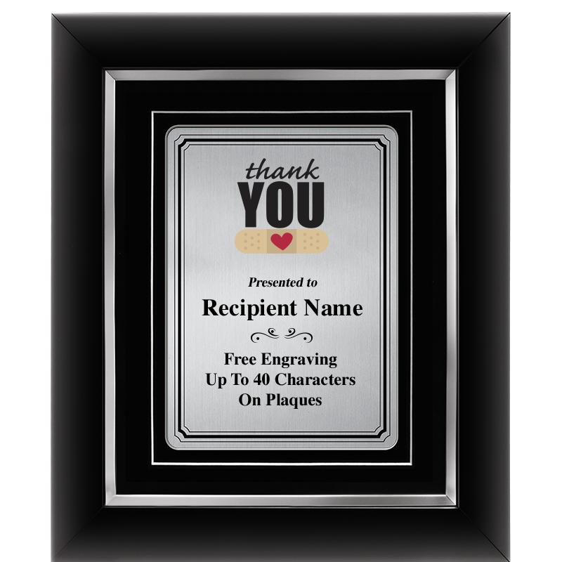 10x12 SLVR METAL PLT DECOR FRM