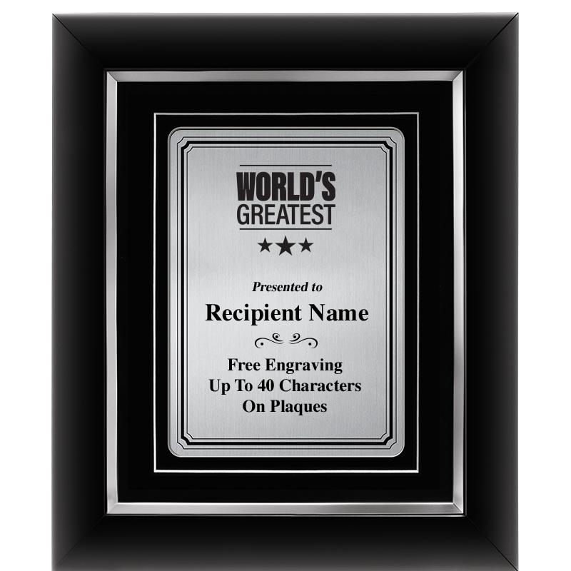 10x12 SLVR METAL PLT DECOR FRM