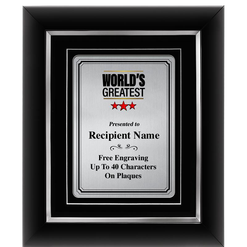 10x12 SLVR METAL PLT DECOR FRM