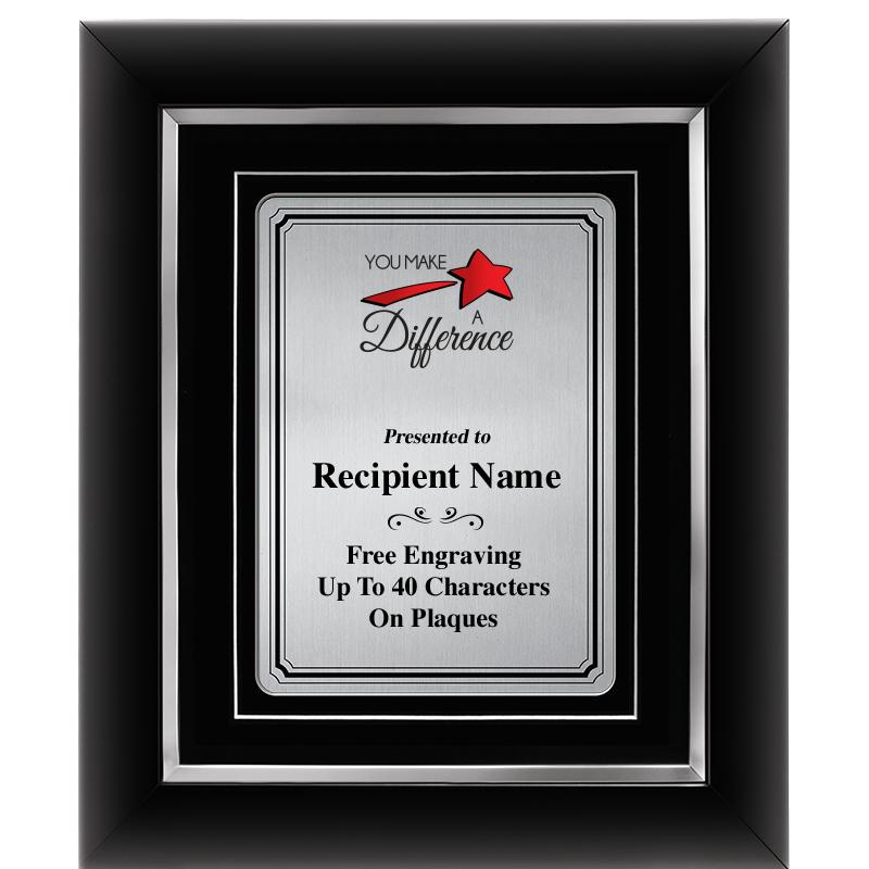 10x12 SLVR METAL PLT DECOR FRM