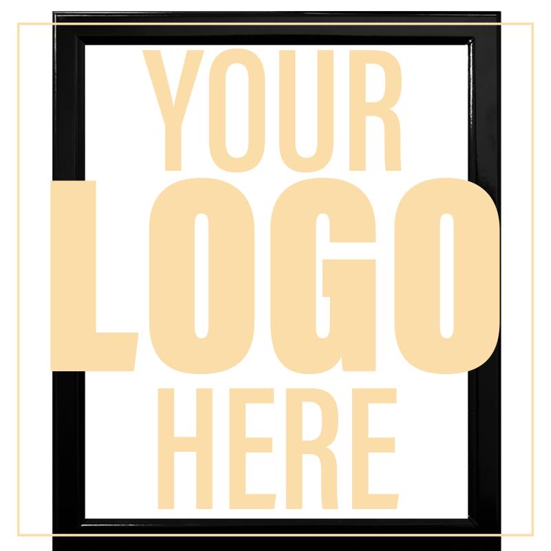 12.75" X 15" BLK ROMAN FRM PLQ