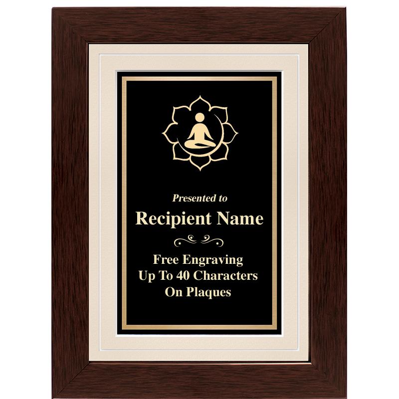 12"x9" GROVE BEIGE PLAQUE