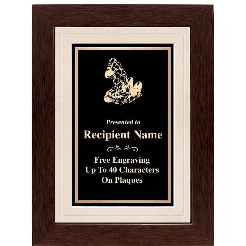 12"x9" GROVE BEIGE PLAQUE