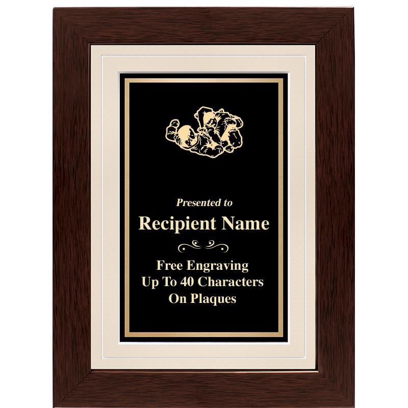 12"x9" GROVE BEIGE PLAQUE
