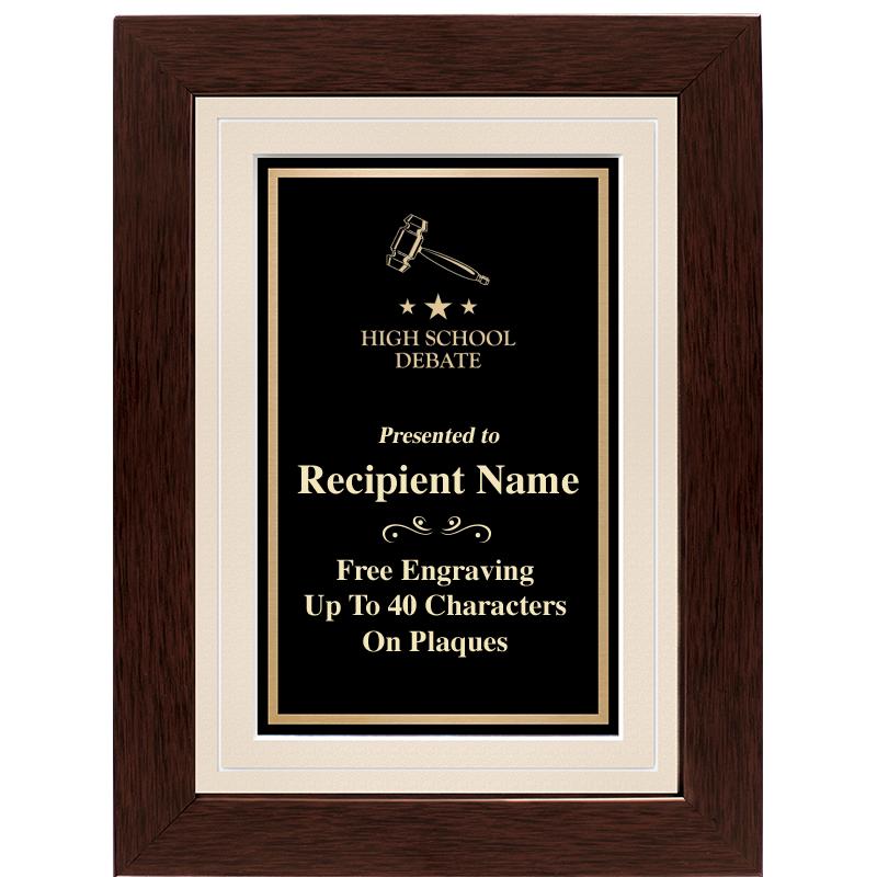 12"x9" GROVE BEIGE PLAQUE