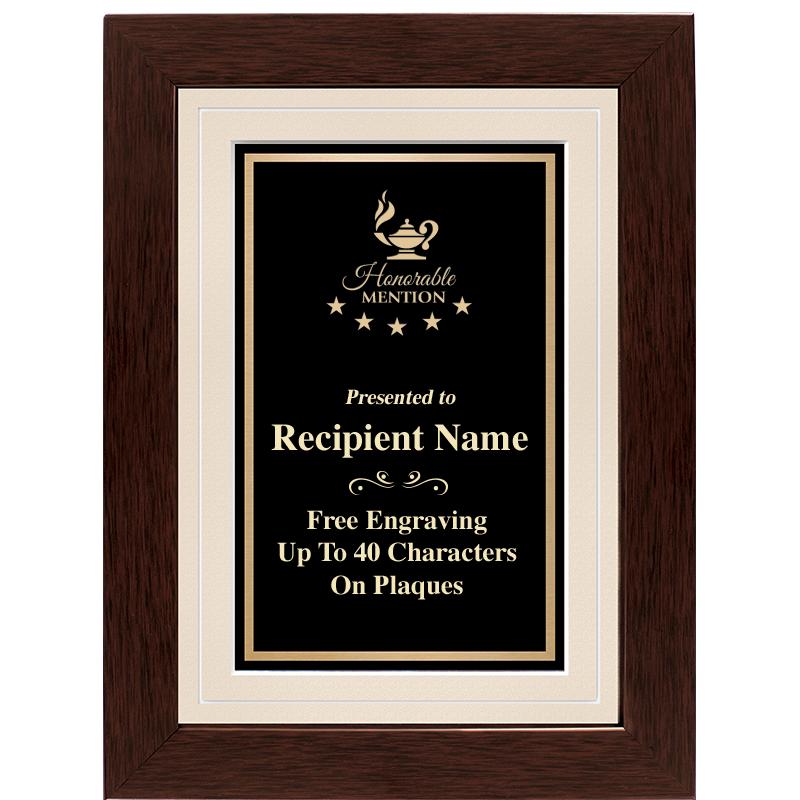 12"x9" GROVE BEIGE PLAQUE