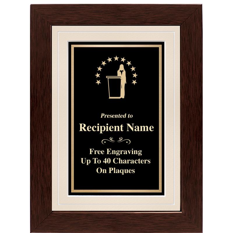 12"x9" GROVE BEIGE PLAQUE