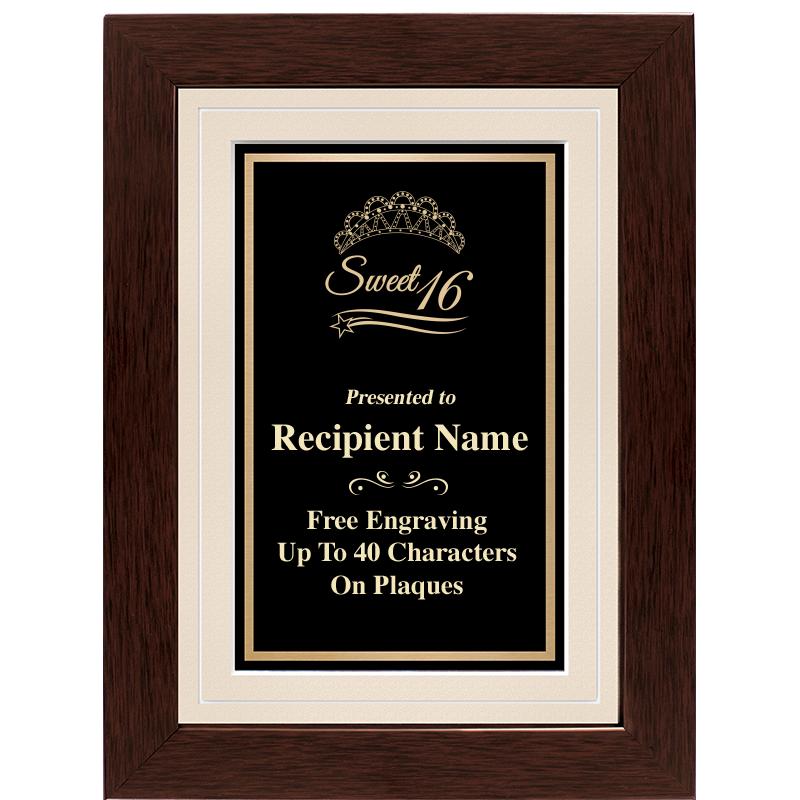 12"x9" GROVE BEIGE PLAQUE