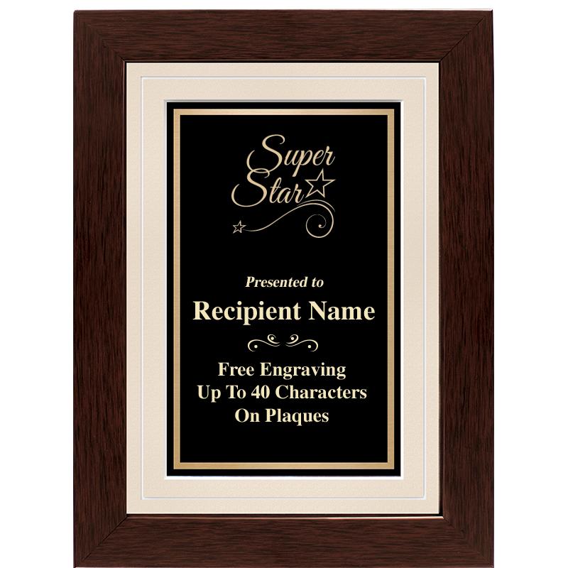 12"x9" GROVE BEIGE PLAQUE