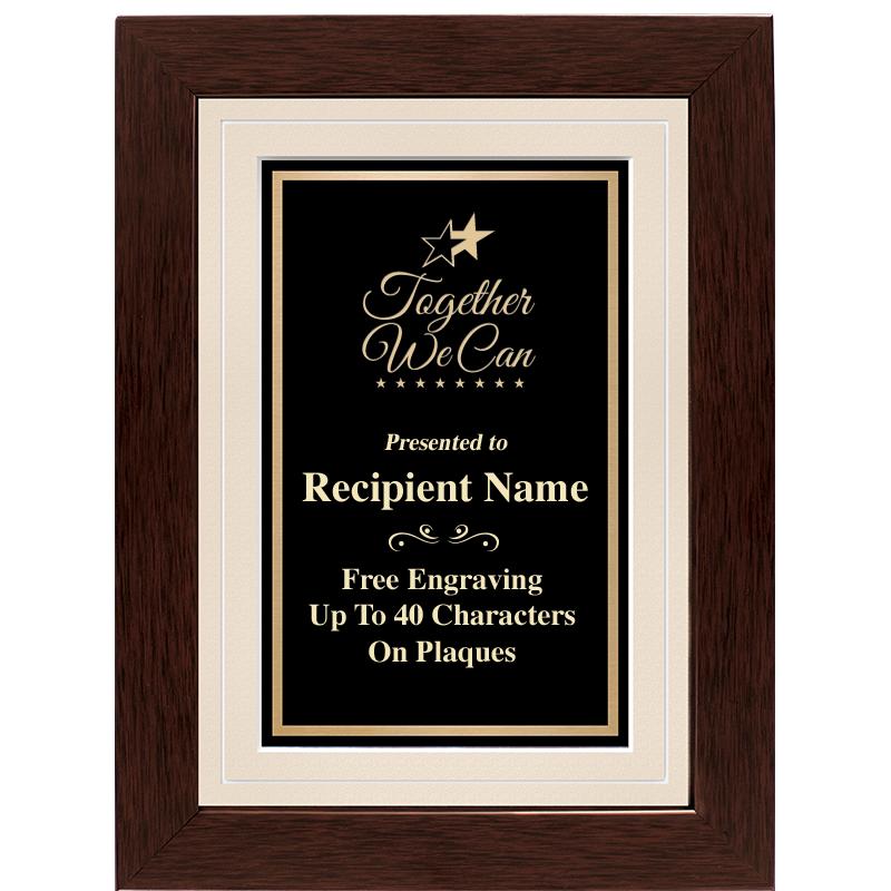 12"x9" GROVE BEIGE PLAQUE