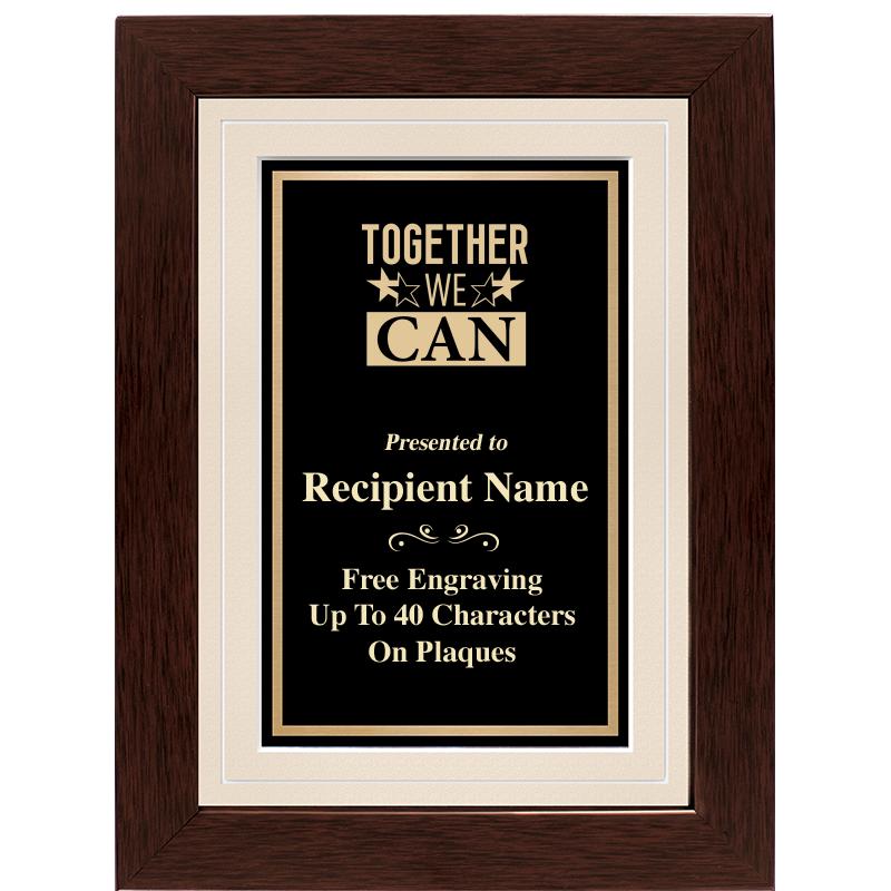 12"x9" GROVE BEIGE PLAQUE