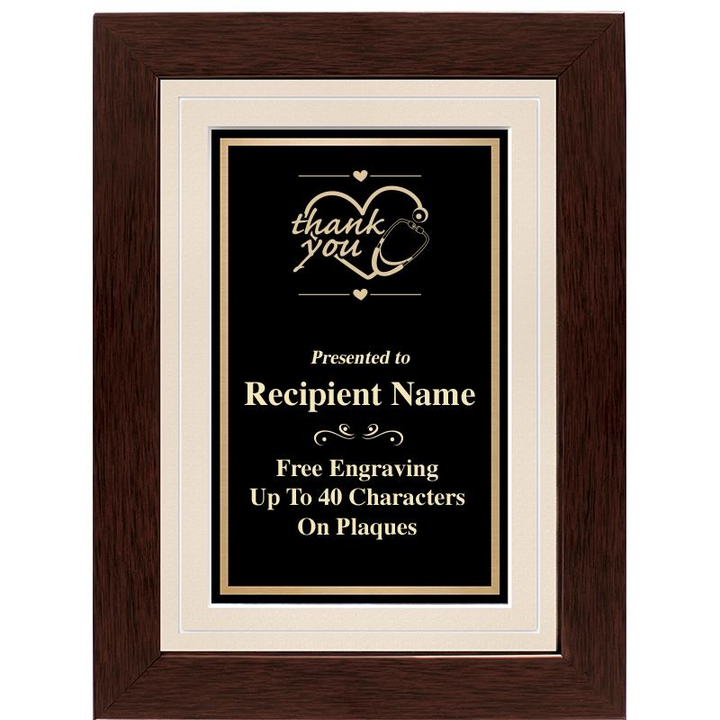 12"x9" GROVE BEIGE PLAQUE