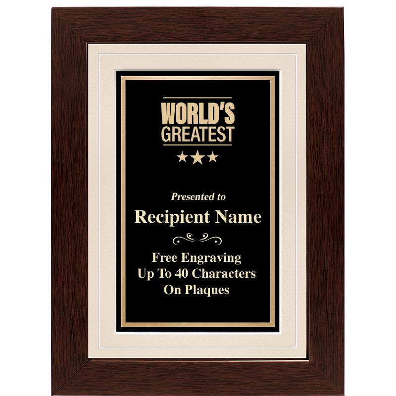 12"x9" GROVE BEIGE PLAQUE