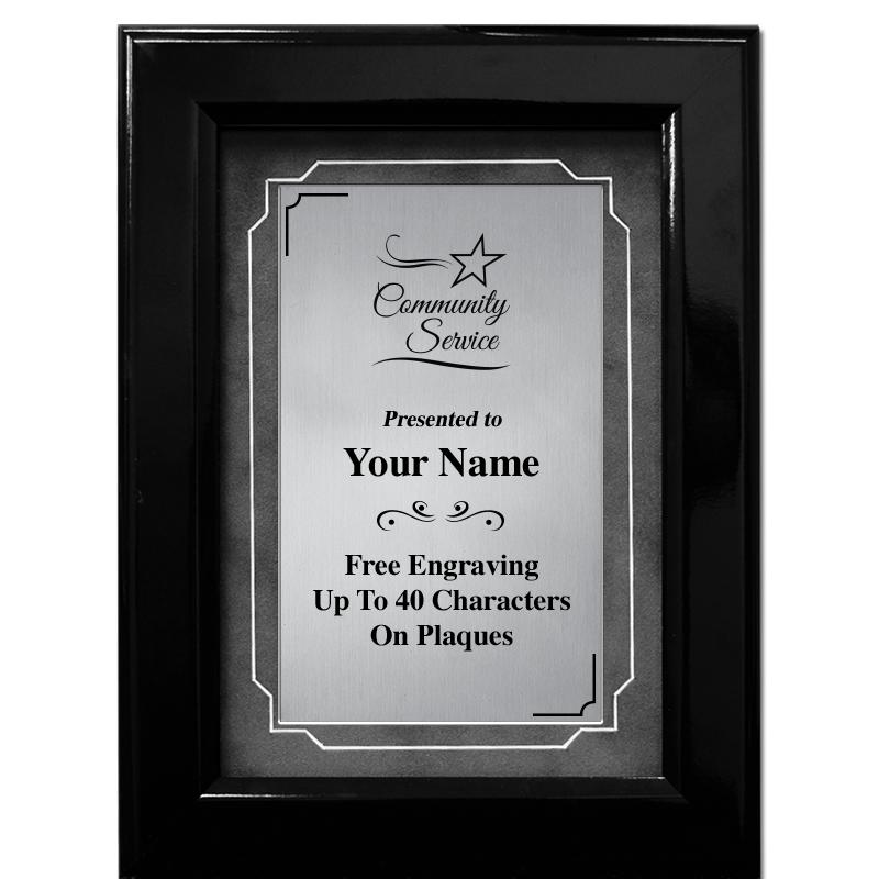 9"X12" GROVE BLACK GLOSS GREY