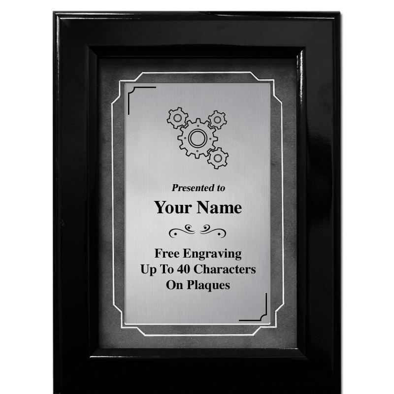 9"X12" GROVE BLACK GLOSS GREY