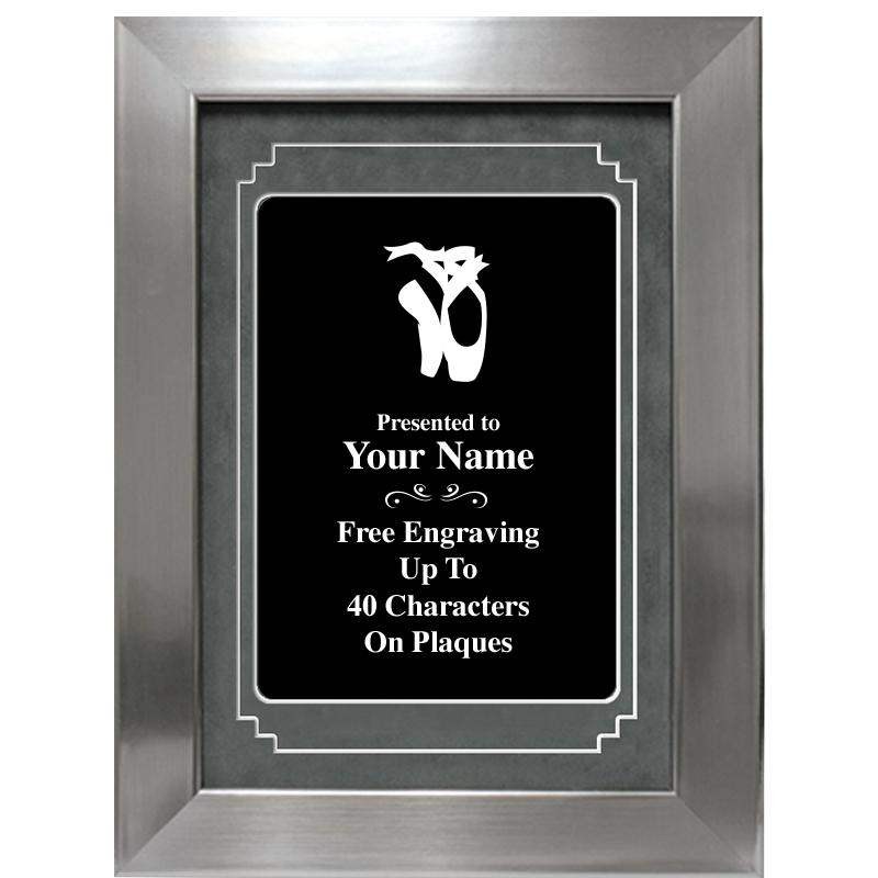 9 X 12 GROVE BLACK MTL PLT PLQ