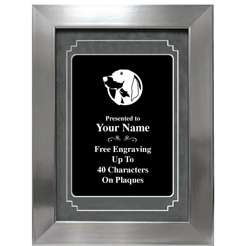 9 X 12 GROVE BLACK MTL PLT PLQ