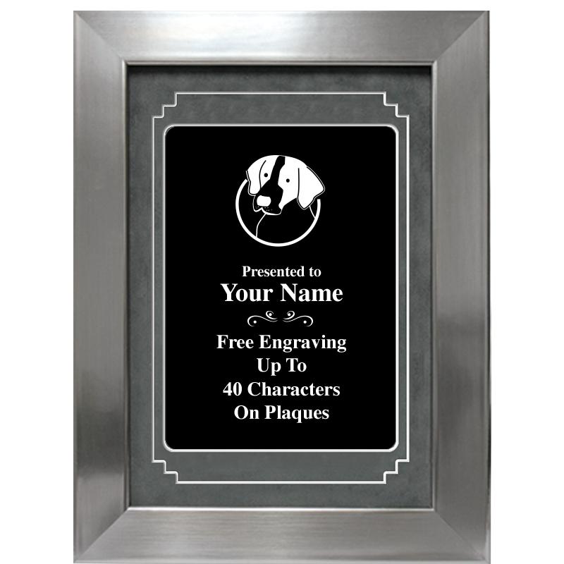 9 X 12 GROVE BLACK MTL PLT PLQ