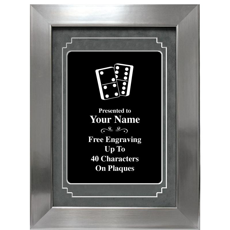 9 X 12 GROVE BLACK MTL PLT PLQ