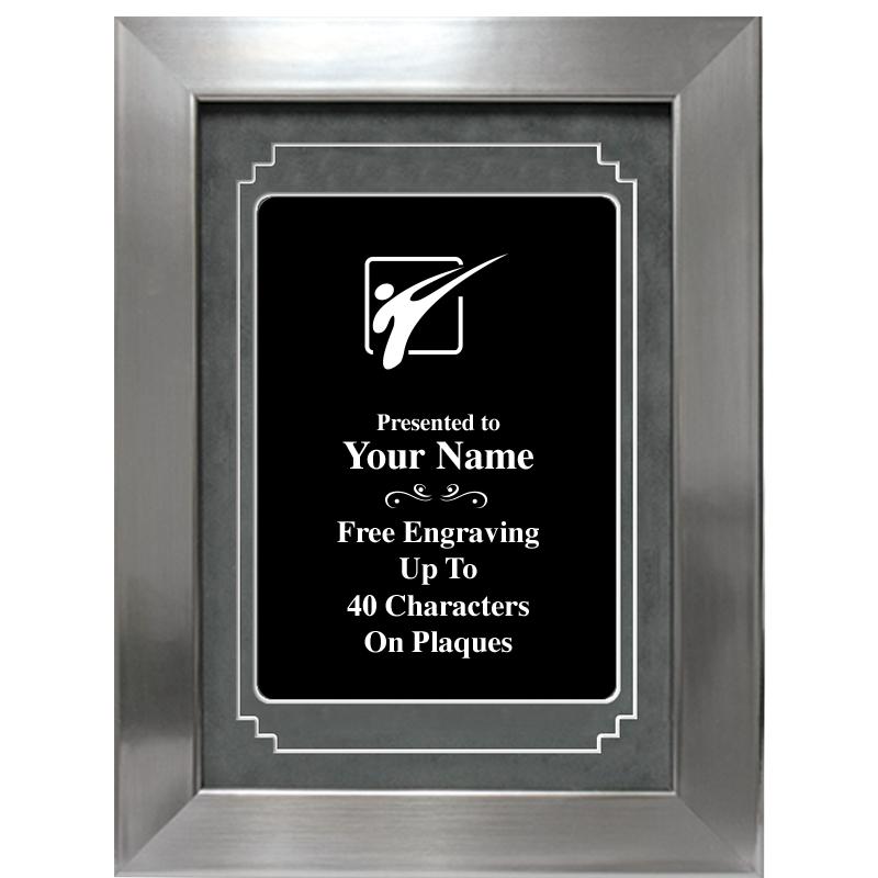 9 X 12 GROVE BLACK MTL PLT PLQ