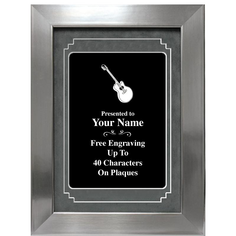 9 X 12 GROVE BLACK MTL PLT PLQ