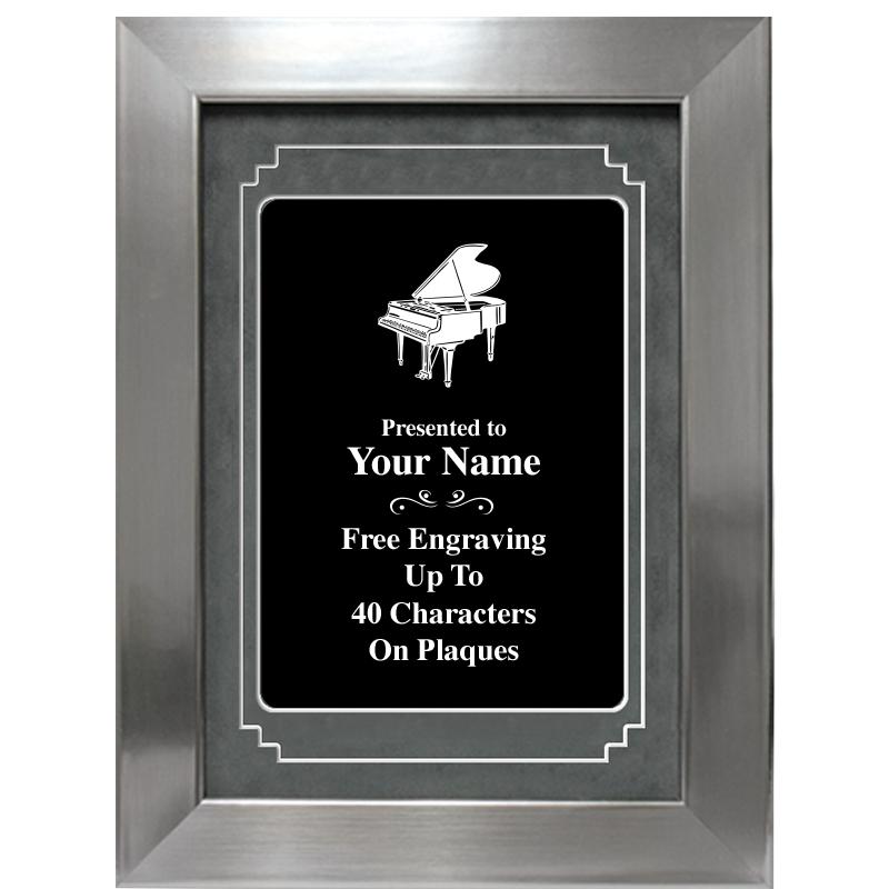 9 X 12 GROVE BLACK MTL PLT PLQ