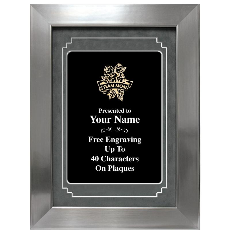 9 X 12 GROVE BLACK MTL PLT PLQ