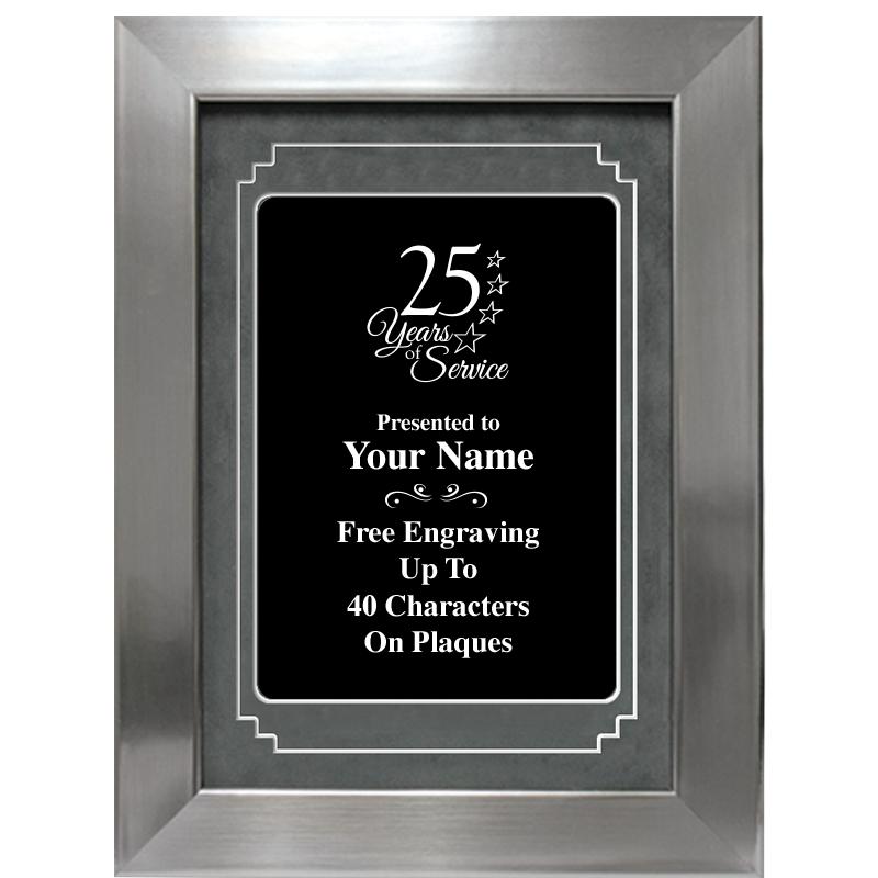 9 X 12 GROVE BLACK MTL PLT PLQ