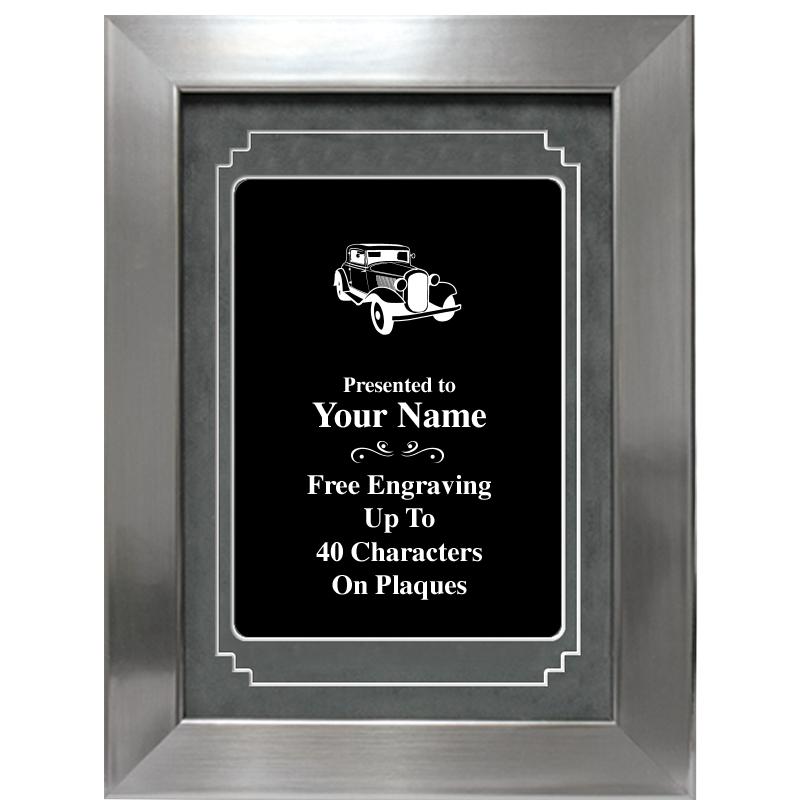 9 X 12 GROVE BLACK MTL PLT PLQ