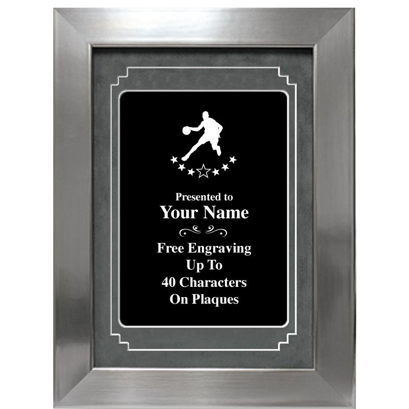 9 X 12 GROVE BLACK MTL PLT PLQ