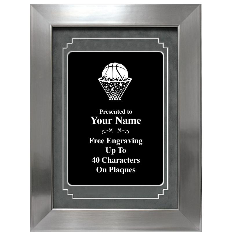 9 X 12 GROVE BLACK MTL PLT PLQ