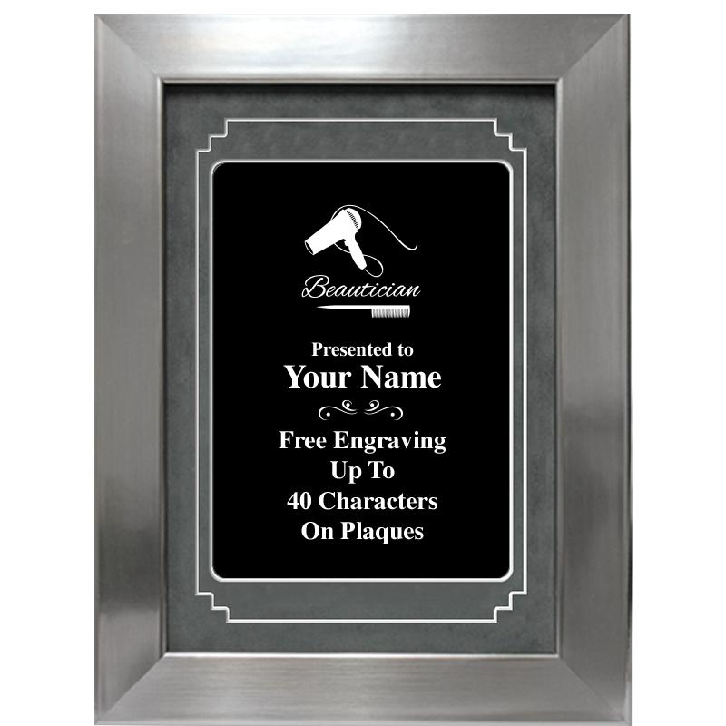 9 X 12 GROVE BLACK MTL PLT PLQ