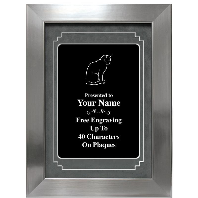 9 X 12 GROVE BLACK MTL PLT PLQ