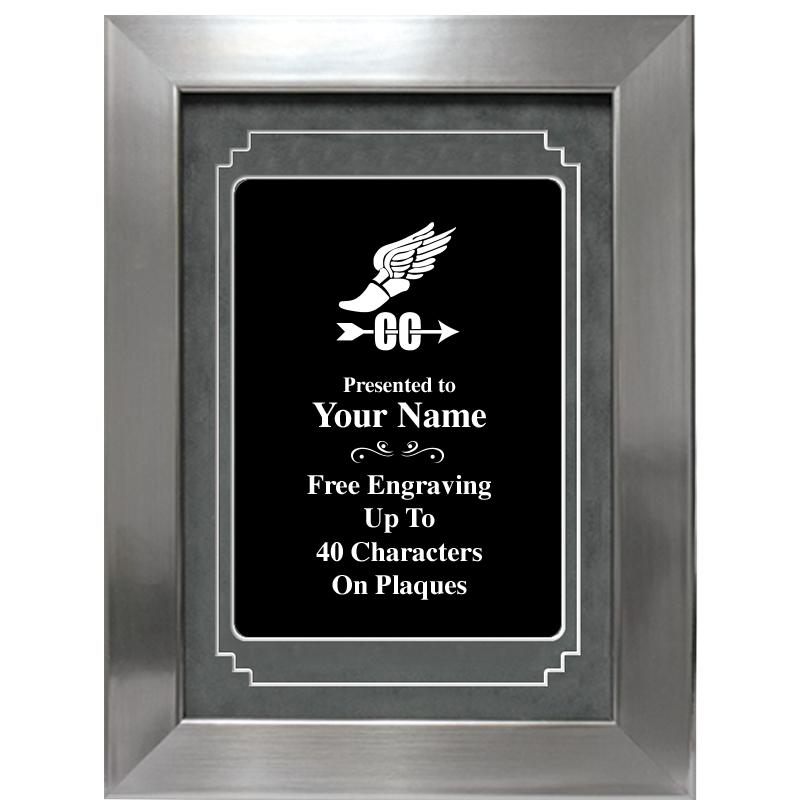 9 X 12 GROVE BLACK MTL PLT PLQ