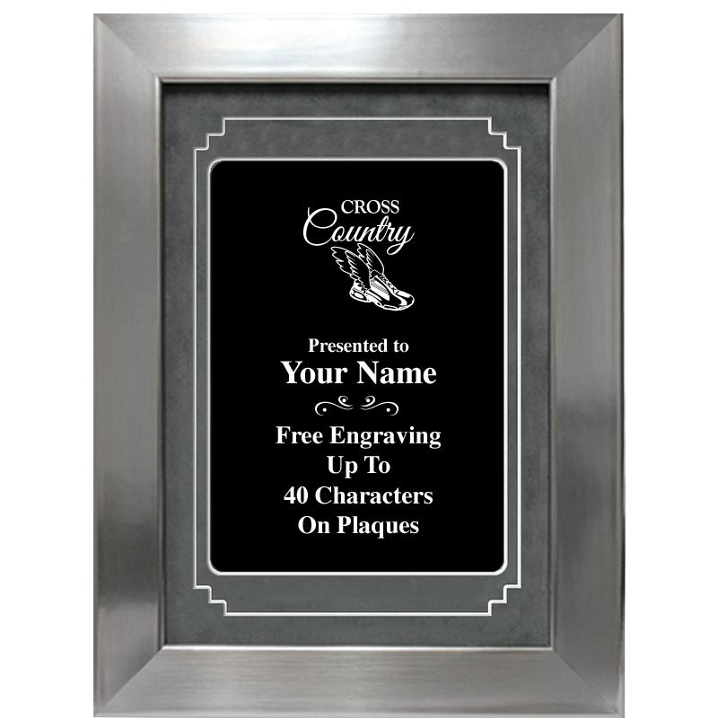 9 X 12 GROVE BLACK MTL PLT PLQ