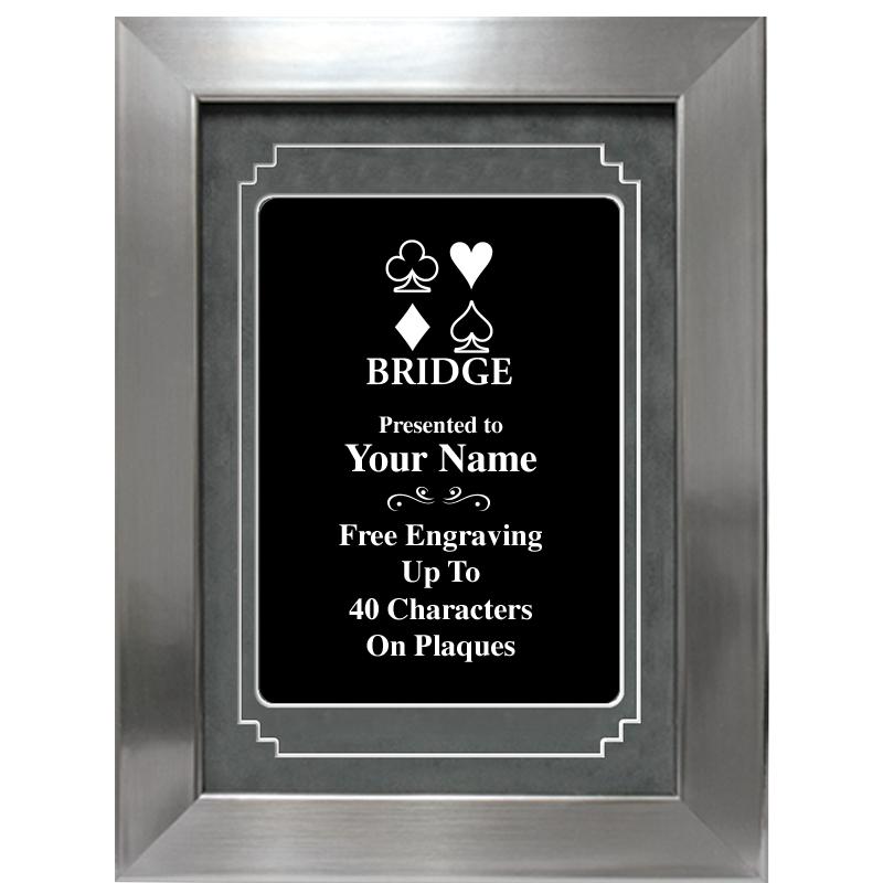 9 X 12 GROVE BLACK MTL PLT PLQ