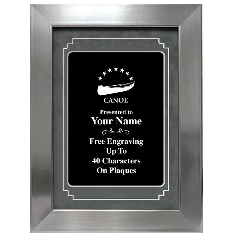 9 X 12 GROVE BLACK MTL PLT PLQ