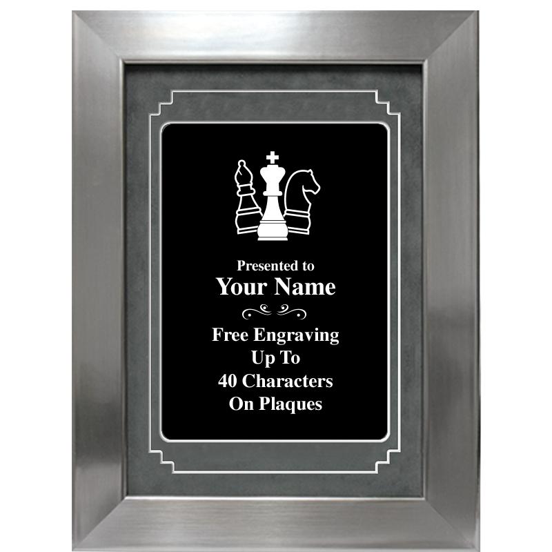 9 X 12 GROVE BLACK MTL PLT PLQ