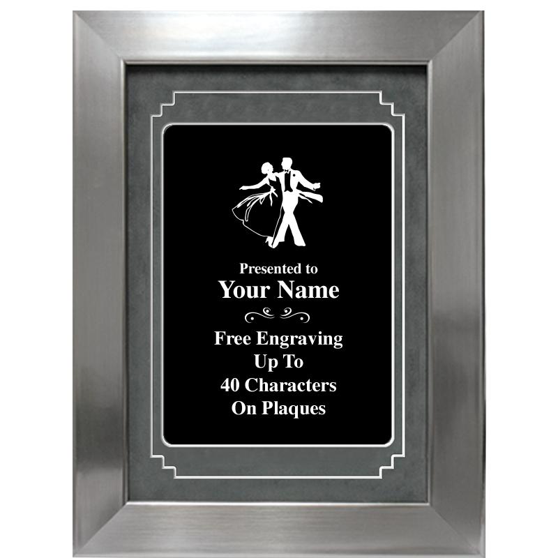 9 X 12 GROVE BLACK MTL PLT PLQ