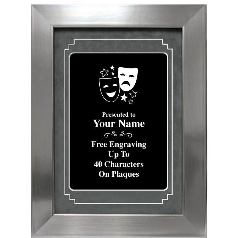 9 X 12 GROVE BLACK MTL PLT PLQ