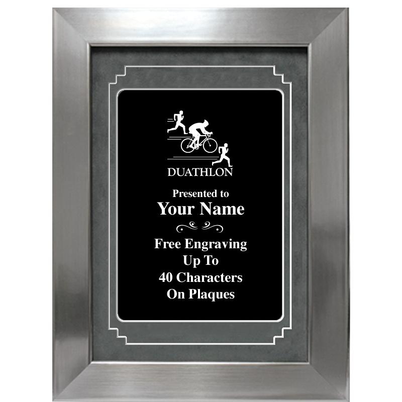 9 X 12 GROVE BLACK MTL PLT PLQ