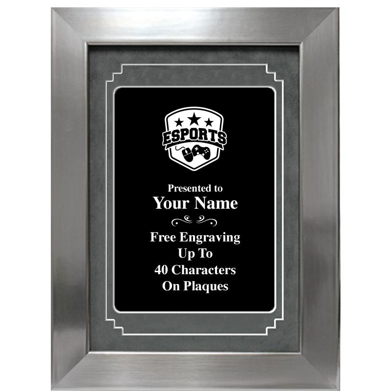 9 X 12 GROVE BLACK MTL PLT PLQ