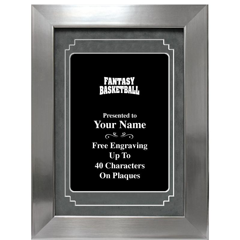 9 X 12 GROVE BLACK MTL PLT PLQ