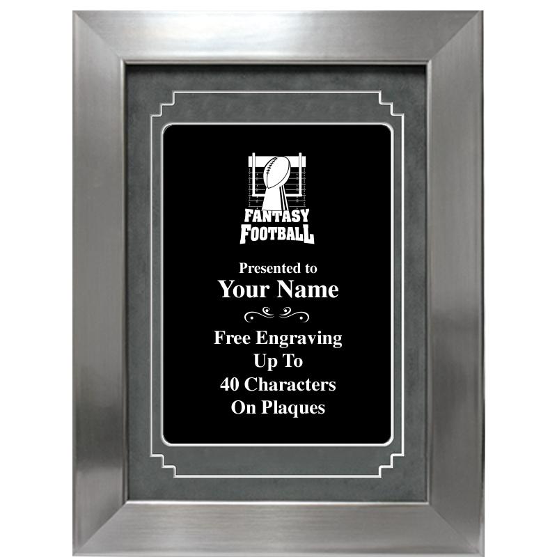 9 X 12 GROVE BLACK MTL PLT PLQ