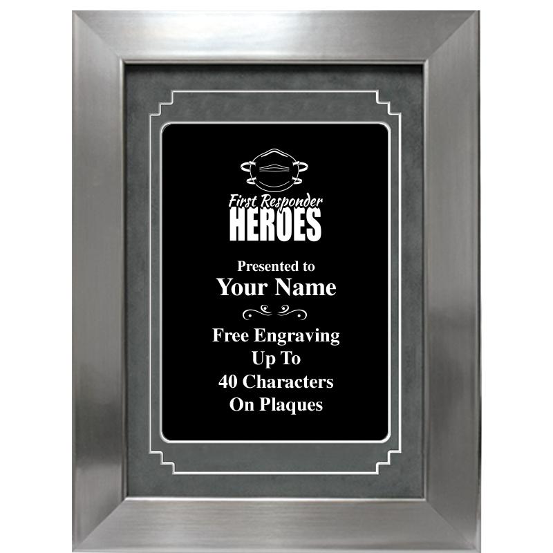 9 X 12 GROVE BLACK MTL PLT PLQ