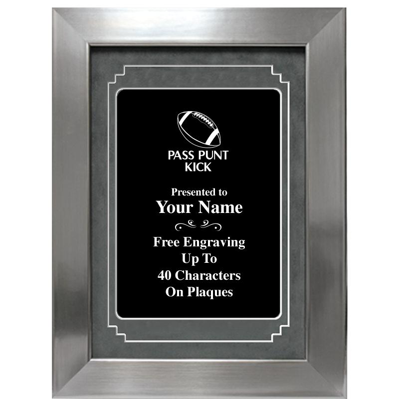 9 X 12 GROVE BLACK MTL PLT PLQ