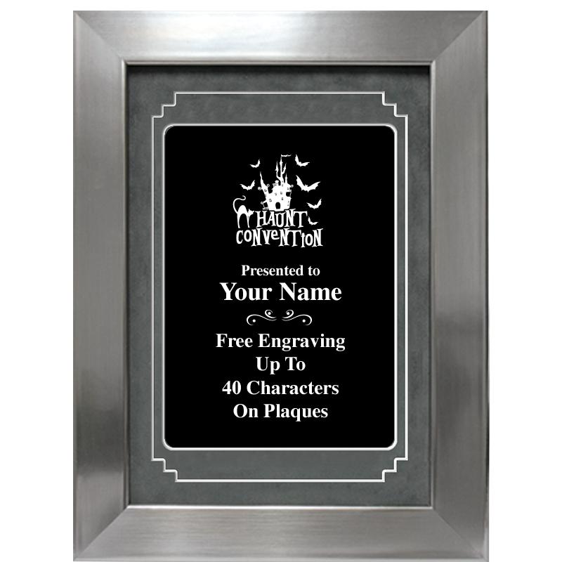 9 X 12 GROVE BLACK MTL PLT PLQ