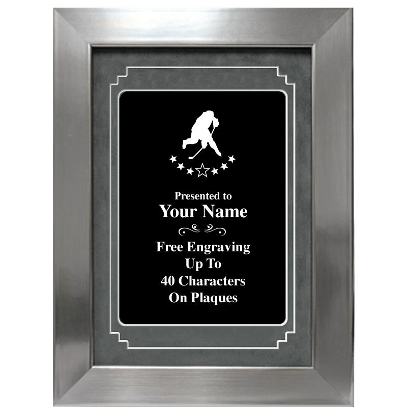 9 X 12 GROVE BLACK MTL PLT PLQ