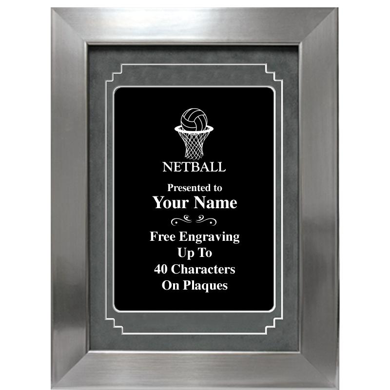 9 X 12 GROVE BLACK MTL PLT PLQ