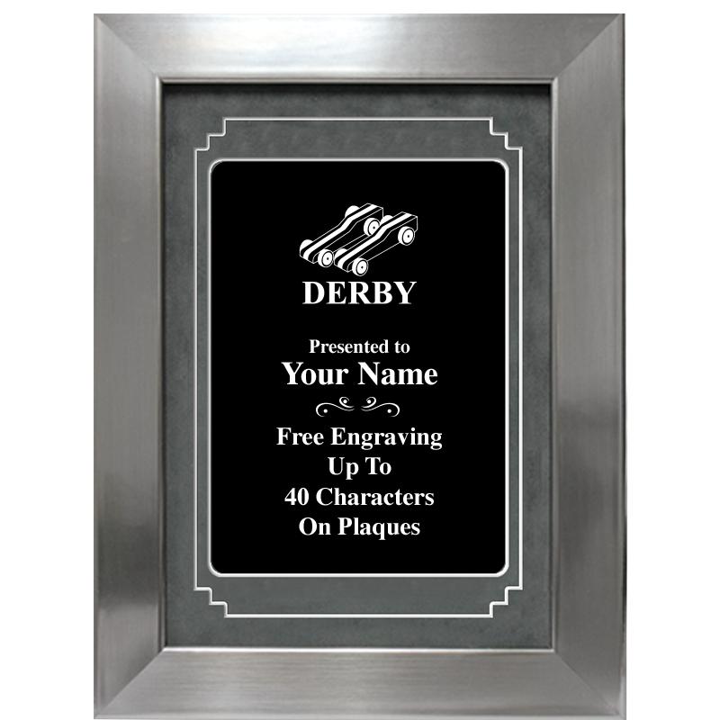 9 X 12 GROVE BLACK MTL PLT PLQ